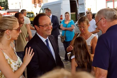En Corrèze, François Hollande s'est entretenu avec le couple Chirac