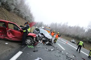 Pluies verglaçantes : sept accidents dans le Puy-de-Dôme ce matin