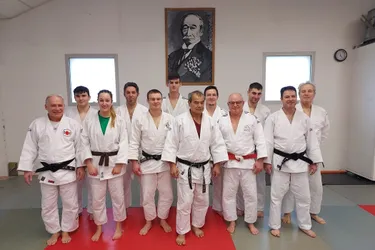 Les judokas en stage de ju-jitsu