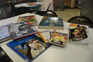 La médiathèque propose plusieurs livres pour bien se préparer à l'exposition Chagall