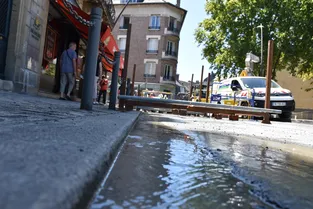 Encore une coupure d'eau accidentelle suite aux travaux quai Tourny, à Brive