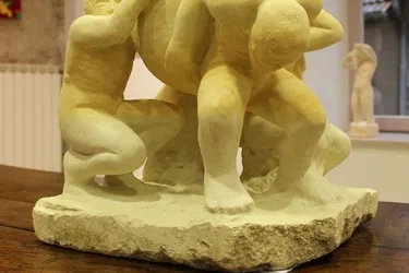 L’ancien élève du sculpteur Pétrus expose ses œuvres à l’Office de tourisme, jusqu’au 30 mars