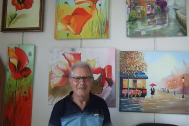 Daniel Brunat expose ses peintures à l’Office de tourisme