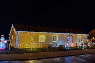 L'association El Caz'Ado renouvelle son concours de maisons illuminées, à Broût-Vernet (Allier)