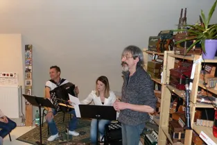 Jean Michel Plasse facteur d’accordéon a ouvert son atelier au grand public le week-end dernier