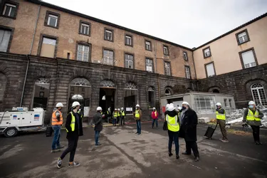 Retour en images sur la première visite de chantier de la grande bibliothèque à Clermont-Ferrand