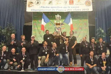 L’association Robinson carpe carnassier 19 vainqueur de la coupe de France des clubs, à Moissac
