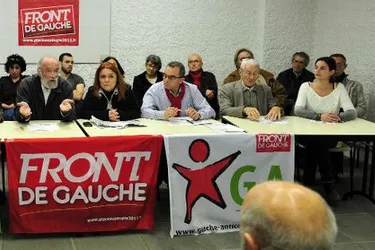 La liste de la Gauche anticapitaliste et du Parti de gauche conduite par Alain Laffont