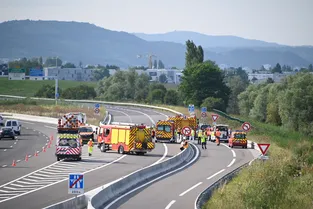 Quatre personnes blessées dans un accident sur l'A75, à hauteur du Zénith à Cournon (Puy-de-Dôme)