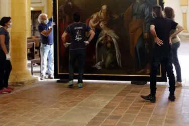 Le tableau du XVIIe, restauré, a fait son retour au sein de la prieurale de Souvigny