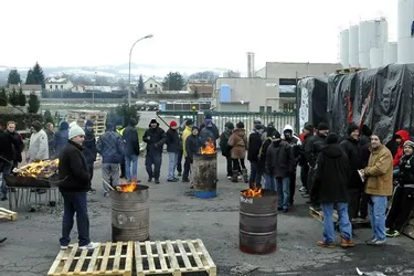Les salariés de Saint-Yorre sont en grève depuis hier, 4 heures