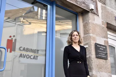 Creusoise d’origine, l’avocate Elvina Jeanjon a ouvert un cabinet à La Souterraine (Creuse)