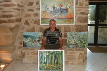 Alain Bouillaguet expose ses peintures