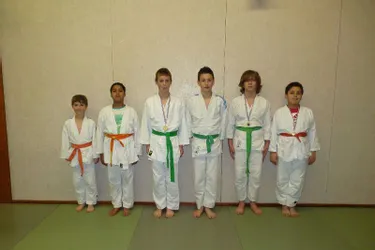 Les jeunes judokas en bonnes places