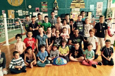 Les jeunes boxeurs du Brizon Gym fêtent la fin de l'année