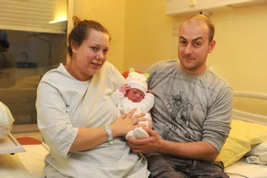 Logan, premier bébé 2018 à la maternité de Moulins