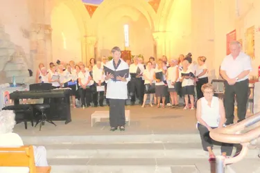 Concert choral dans l’église de Mailhat