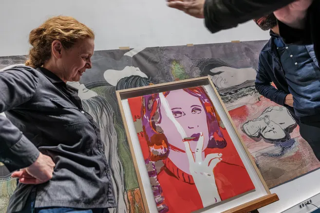 Une première œuvre sur George Sand exposée à la Cité de la tapisserie d'Aubusson - La Montagne