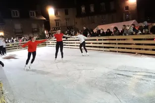 Une patinoire en vraie glace a été inaugurée vendredi par le club du Patinage artistique briviste