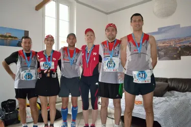 Les six de KM19 au marathon de Marseille
