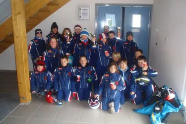 Les jeunes skieurs à la coupe Alfred-Pipet