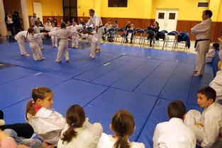 Une démonstration de judo pour Noël