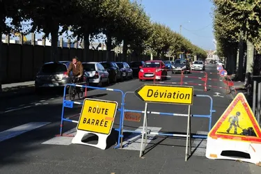 Perturbations de circulation dans les rues de Moulins du 4 au 10 octobre