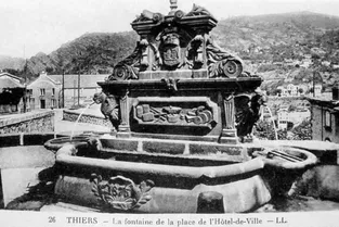 Un morceau de la fontaine de Thiers (Puy-de-Dôme) de 1875, retrouvé... en Saône-et-Loire