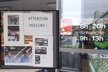 Au Carrefour Contact de Rochefort-Montagne, des photos affichées « pour dissuader les voleurs »