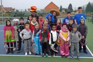 L’école de tennis a fait son carnaval