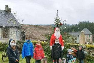 Le Père Noël est venu dans la commune
