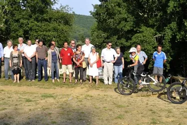 Les élus ont inauguré le nouveau bike park du Causse