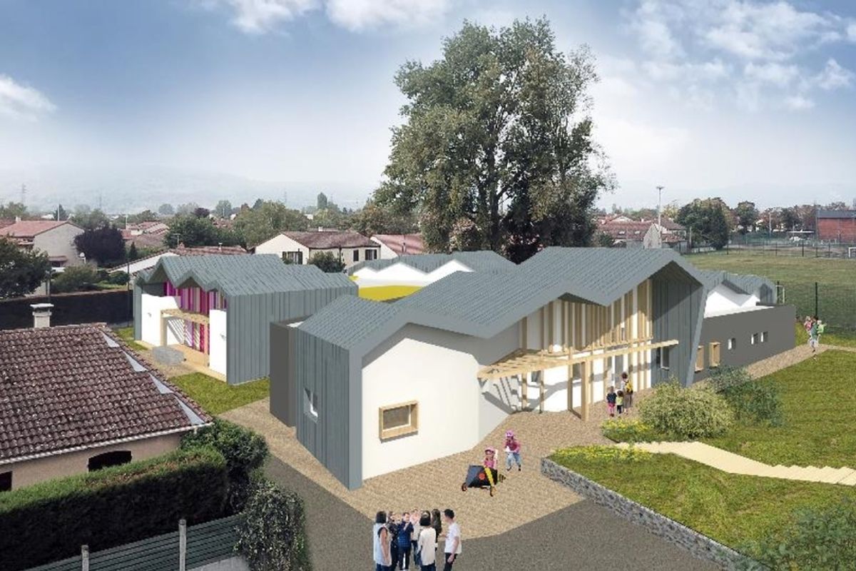 Le futur multi-accueil dédié à la petite enfance de Riom (Puy-de-Dôme