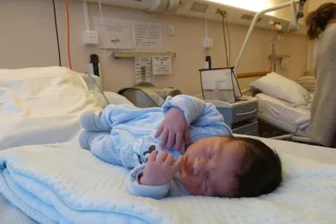 Lawson, premier bébé de 2018 à Montluçon