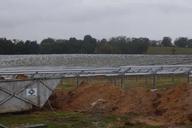 Le parc photovoltaïque prend forme