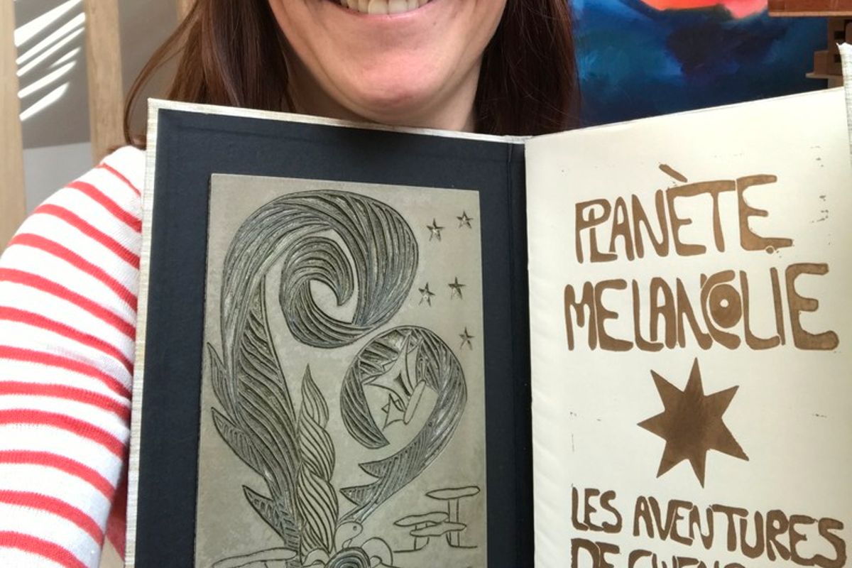 Julie Ruelle dévoile ses livres d’artiste - La Montagne