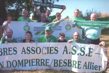 Les supporters des Verts étaient à Bordeaux
