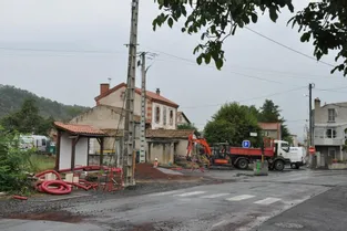 Des travaux en cours à l’entrée du village
