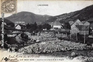 La Dordogne nait dans les montagnes