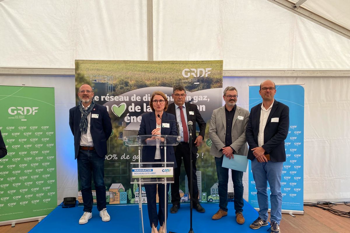 GRDF a inauguré son nouveau site d'implantation près de l'autoroute, à Bourges