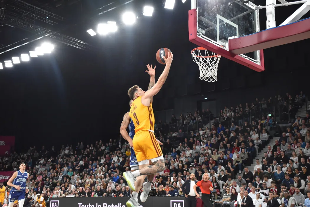 Photo De Presse Vintage - Match De Basket Nouvelle Orléans Jazz - 8x10 Pouces N&B