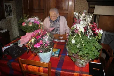 Citoyenne exemplaire, Georgette Laurenson a fêté ses 107 ans à Mautes (Creuse)