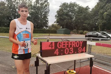 Sport adapté : le Montluçonnais Gaël Geffroy a battu le record de France du 1.500 mètres