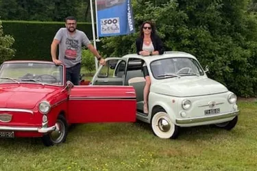 Les Fiat 500 feront les belles au camping de Puy-Guillaume (Puy-de-Dôme)