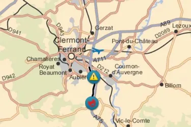 Puy-de-Dôme : plusieurs kilomètres de ralentissements sur l'autoroute A75