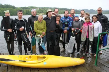 Les nageurs du CST se sont retrouvés au lac d’Aubusson