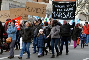 Première manifestation de contestation de la carte scolaire, hier, à Clermont-Ferrand