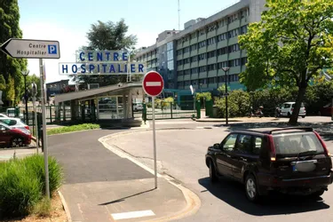 L’entrée du centre hospitalier du côté du boulevard Denière fermée depuis le 1er juin