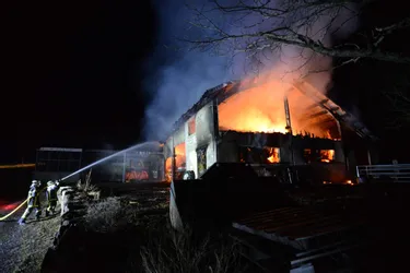 Un bâtiment agricole détruit dans un incendie à Fay-sur-Lignon
