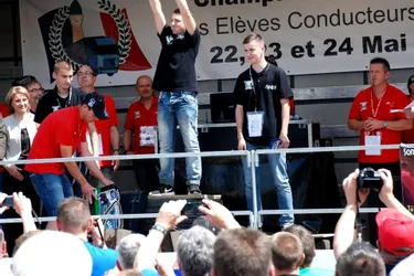 Brice Nogent a fini premier au championnat de France des élèves conducteurs routiers